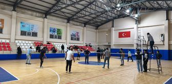 Korkut'ta iftar sonrası spor salonunda yoğunluk yaşanıyor