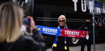 Kosova-Türkiye maçı öncesi Priştine'de heyecan artıyor