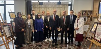 KTÜ Farabi Hastanesinde kaligrafi sergisi açıldı