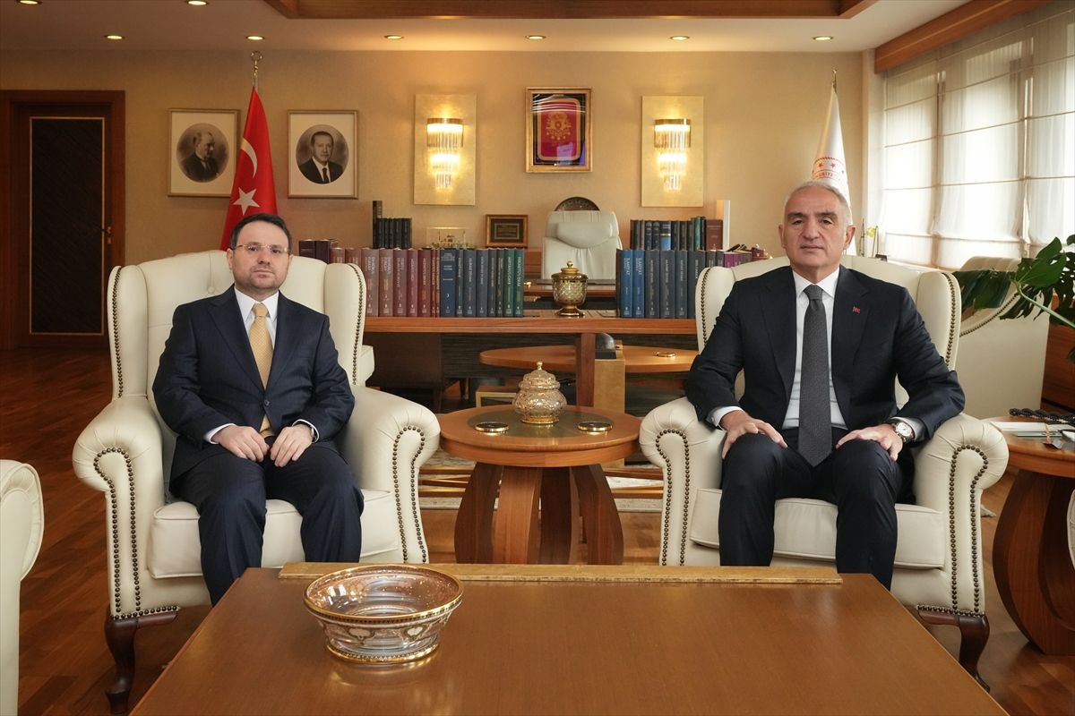 Kültür ve Turizm Bakanı Ersoy, Adalet Bakanı Gürlek'i ağırladı