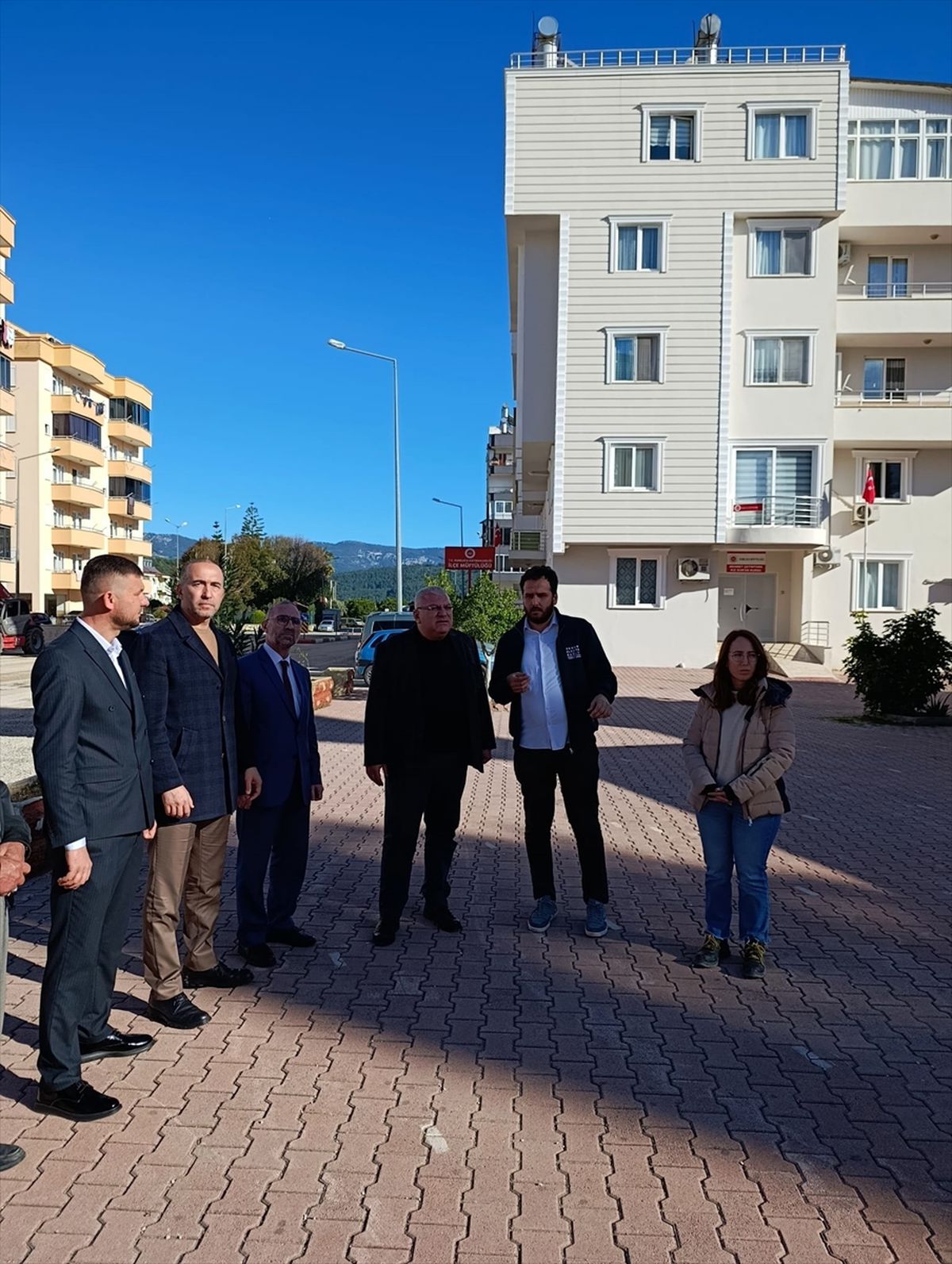 Kumluca Kaymakamı Güneş, Kuran Kursu inşaatında incelemelerde bulundu
