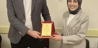 Küre'de Başhekim Özlem Çalışkan için veda programı düzenlendi