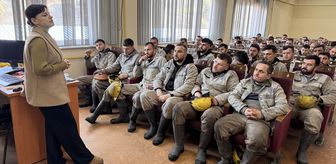 Maden işçilerine sanal kumar bağımlılığıyla mücadele bilinci kazandırılıyor