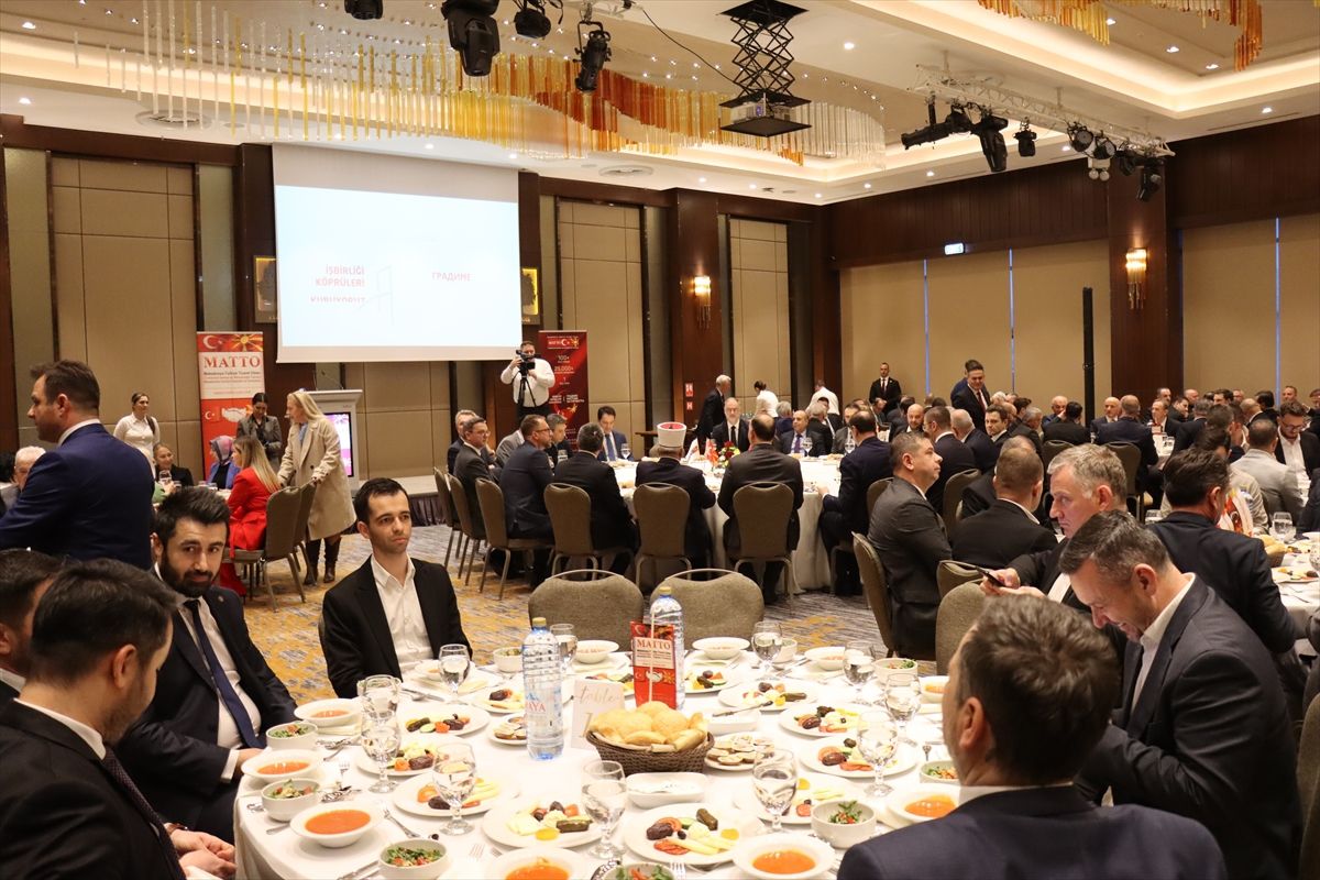 Makedonya-Türkiye Ticaret Odası, Üsküp'te iftar programı düzenledi