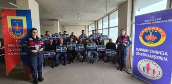Malazgirt'te kadına yönelik şiddetle mücadelede erkeklere verilen eğitimler sürüyor