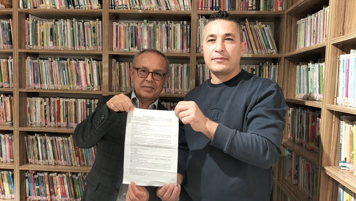 Manavgat'ta denizden gelen mektup 11 ay sonra sahibine ulaştı