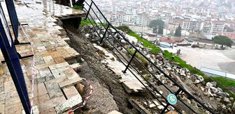 Manisa'da Ağlayan Kaya-Spil Dağı Milli Parkı yolu trafiğe kapatıldı