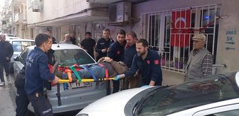 Manisa'da apartman boşluğuna düşen kişi yaralandı
