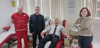 Manisa İl Emniyet Müdürü Aktaş 23. kez kan bağışında bulundu