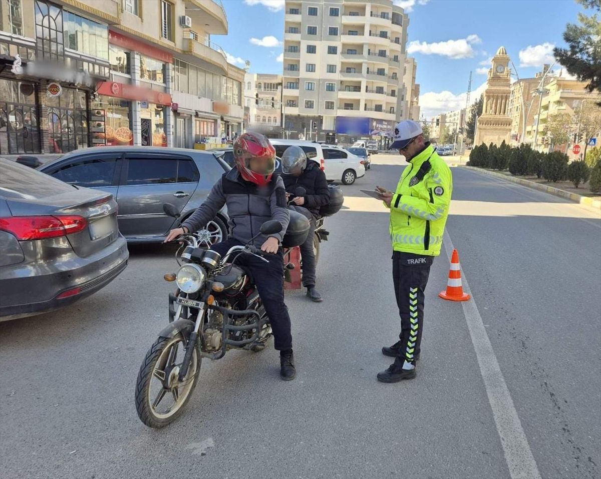 Mardin'de 23 motosiklet sürücüsüne cezai işlem uygulandı