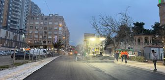 Mardin'de asfalt çalışmaları sürüyor
