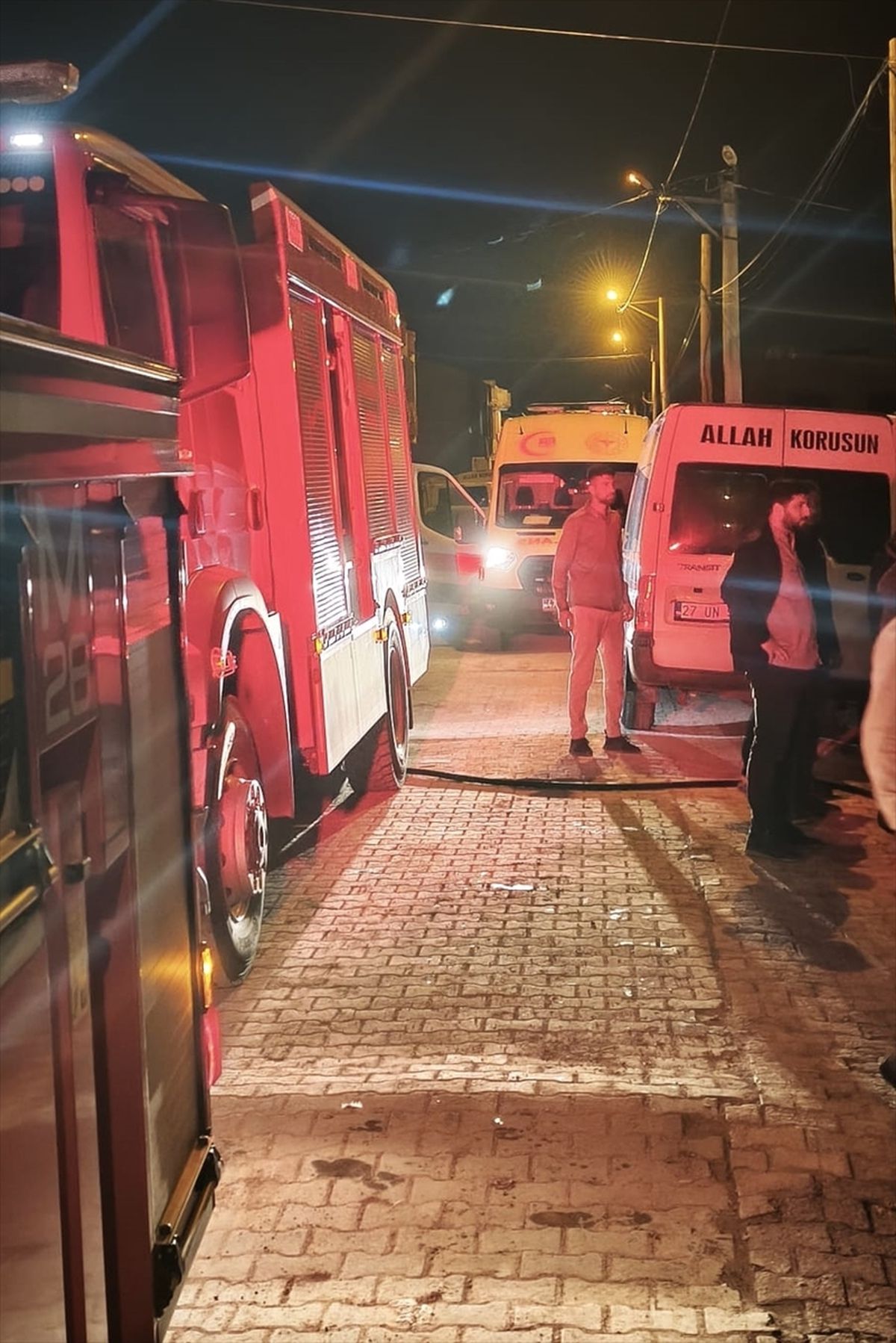 Mardin'de müstakil evde çıkan yangın söndürüldü