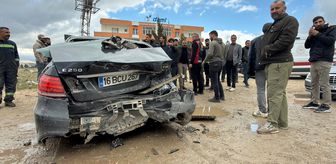 Mardin'de takla atan otomobilin sürücüsü yaralandı