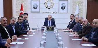 Mardin Valisi Tuncay Akkoyun muhtarlarla bir araya geldi