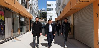 Marmaris Belediye Başkanı Ünlü, çarşı yenileme çalışmalarını inceledi