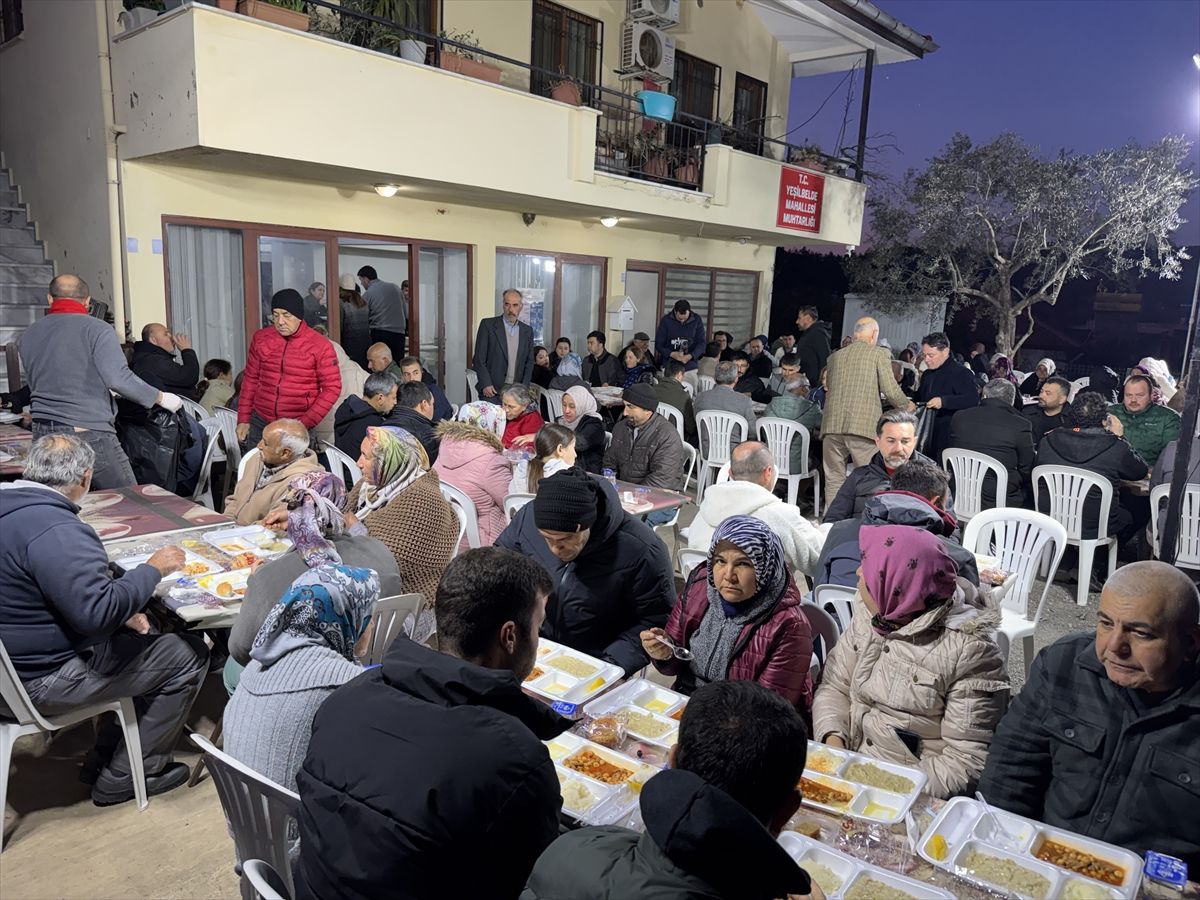 Marmaris'te Kırsalda İftar Sofraları Kuruldu