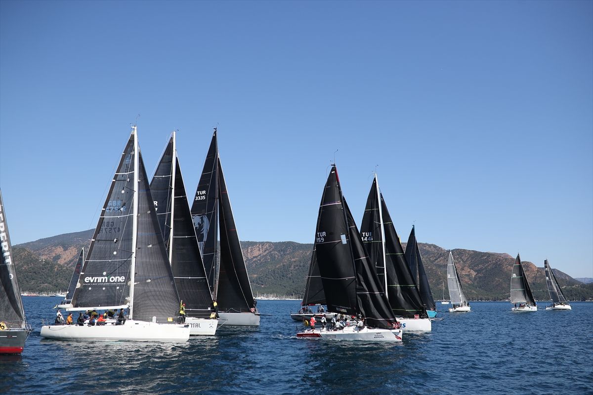 Marmaris MIYC Kış Trofesi Yat Yarışları'nın 3. ayağı tamamlandı