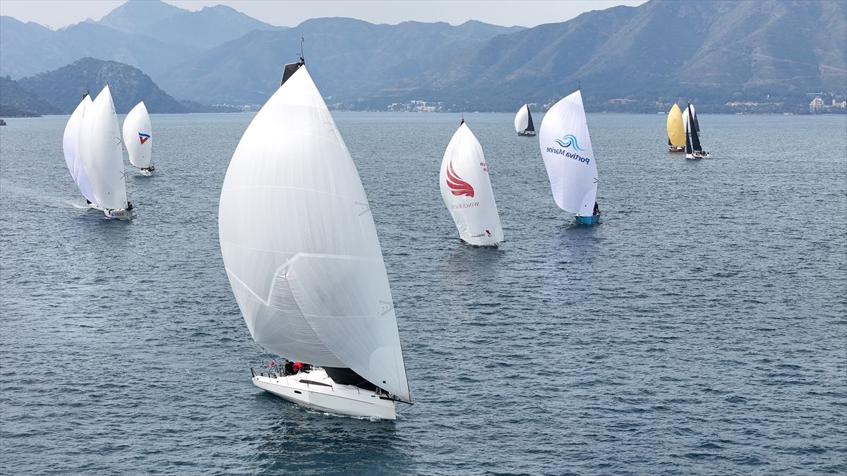 Marmaris MIYC Kış Trofesi Yat Yarışları'nın 4. ayağı başladı