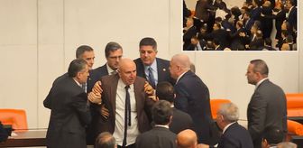 Meclis'te Akın Gürlek gerginliği! Kürsü işgal edildi, yumruklu kavga çıktı