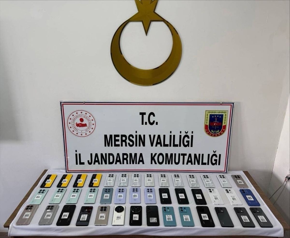 Mersin'de cep telefonu kaçakçılığı operasyonunda şüpheli tutuklandı
