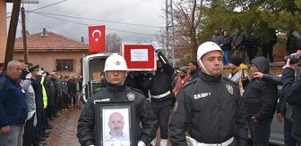 Mersin'deki Trafik Kazasında Şehit Olan Polis Memuru Serkan Ünal, Kırıkkale'de Defnedildi