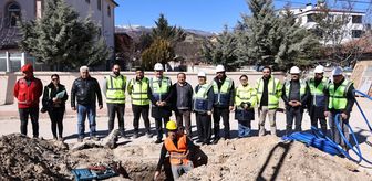 Merzifon Belediye Başkanı Kargı, devam eden çalışmaları inceledi