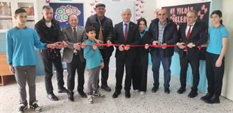 Merzifon'da köy okulunda matematik sınıfı açıldı