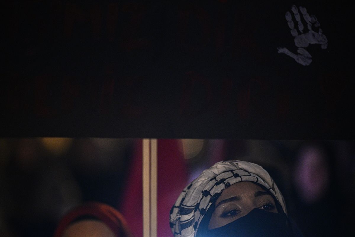 Mescid-i Aksa'nın İsrail tarafından kapalı tutulması başkentte protesto edildi