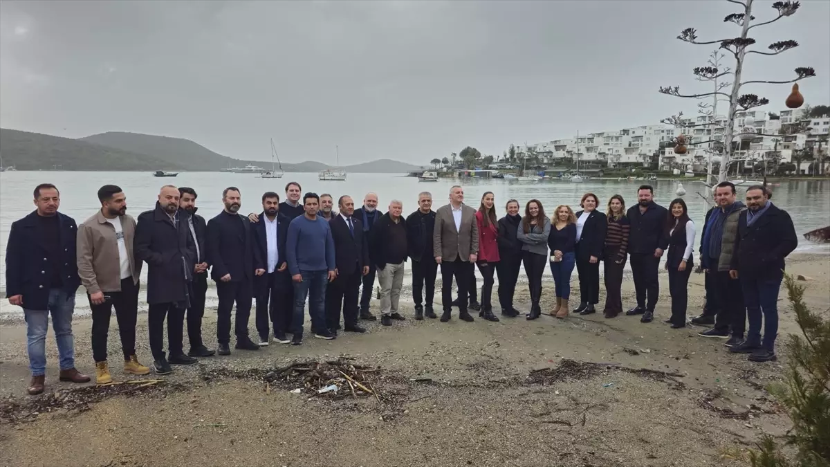 MHP Bodrum İlçe Başkanı Galipoğlu, basın mensuplarıyla buluştu