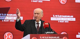 MHP Genel Başkanı Bahçeli, partisinin 'İl ve İlçe Başkanları Geleneksel İftar Programı'nda konuştu Açıklaması