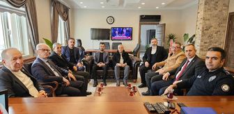 MHP İlçe Başkanı Orhan'dan İlçe Emniyet Müdürü Dursun'a ziyaret