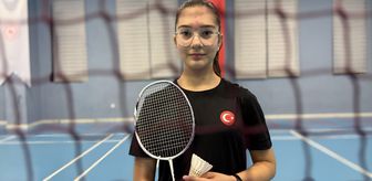 Milli badmintoncu Beril'in hedefi Avrupa'da kürsü