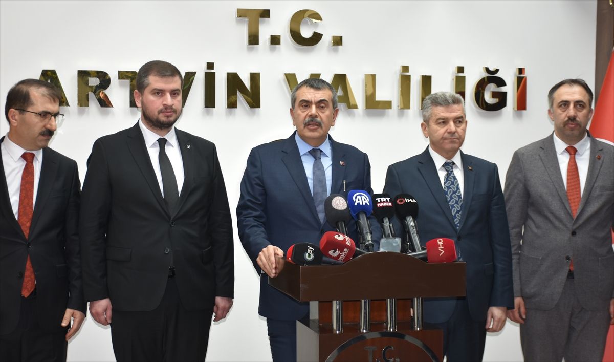 Milli Eğitim Bakanı Yusuf Tekin, Artvin'de konuştu Açıklaması