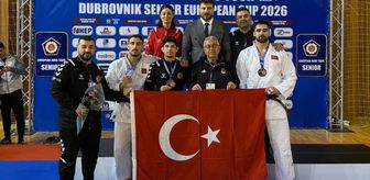 Milli judocular, Hırvatistan'daki Büyükler Avrupa Kupası'nı 8 madalya ile tamamladı