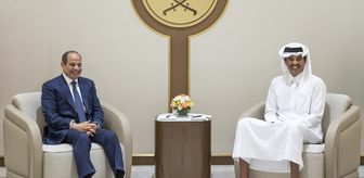 Mısır Cumhurbaşkanı Sisi, çalışma ziyareti kapsamında Katar'ın başkenti Doha'ya gitti
