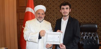 Moldovalı genç Giresun'da Müslüman oldu