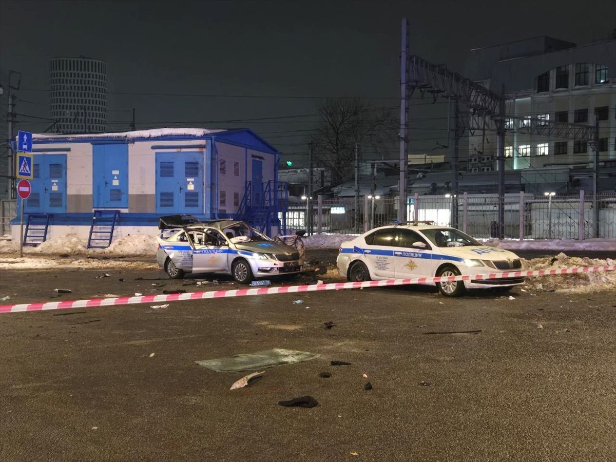 Moskova'da tren istasyonu yakınındaki patlamada 1 polis öldü, 2 polis yaralandı