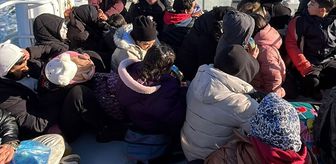 Muğla'da 44 düzensiz göçmen kurtarıldı, 33 düzensiz göçmen yakalandı