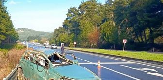 Muğla'da bariyere çarpan otomobildeki 1 kişi öldü, 1 kişi yaralandı