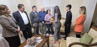 Muğla'da liselilerden muharip gazilere vefa ziyareti