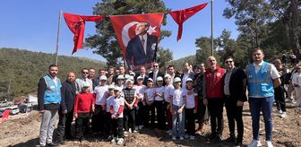 Muğla'da yanan alanlara fidan dikildi