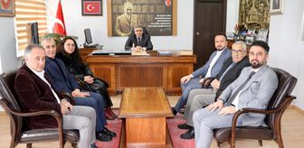 Muhasebe Haftası dolayısıyla Merzifon Kaymakamı Karaaslan'a ziyaret