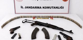 Muş'ta silah ve mühimmat ele geçirildi
