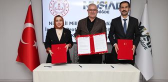 MÜSİAD Niğde Şubesi ile İl Milli Eğitim Müdürlüğü arasında işbirliği protokolü imzalandı