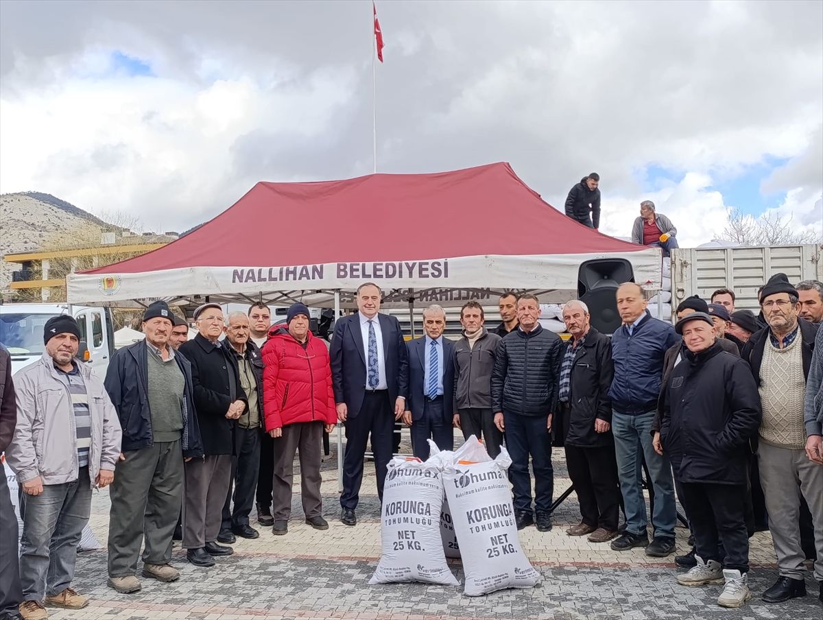 Nallıhan Belediyesinden çiftçilere destek