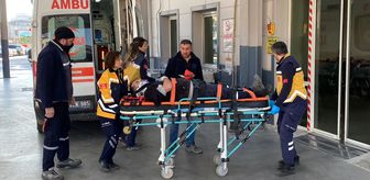 Nazilli'de fabrikanın çatısından düşen işçi hastaneye kaldırıldı