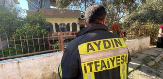 Nazilli'de müstakil evde çıkan yangın söndürüldü