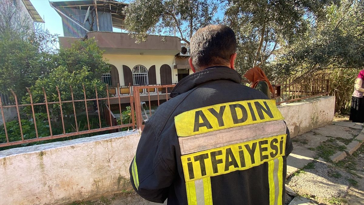 Nazilli'de müstakil evde çıkan yangın söndürüldü