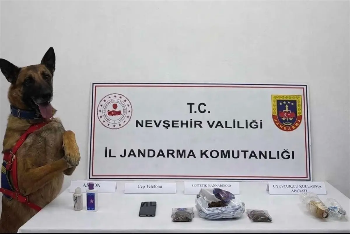 Nevşehir'de uyuşturucu operasyonunda bir şüpheli yakalandı