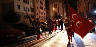 Nevşehir'de vatandaşlar sahura mehter takımının marşlarıyla kalktı